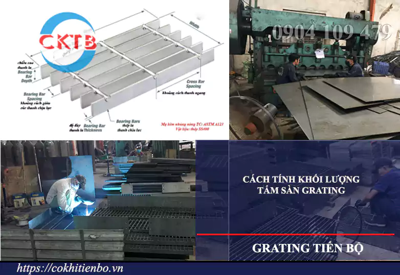 T&iacute;nh khối lượng tấm s&agrave;n grating ch&iacute;nh x&aacute;c