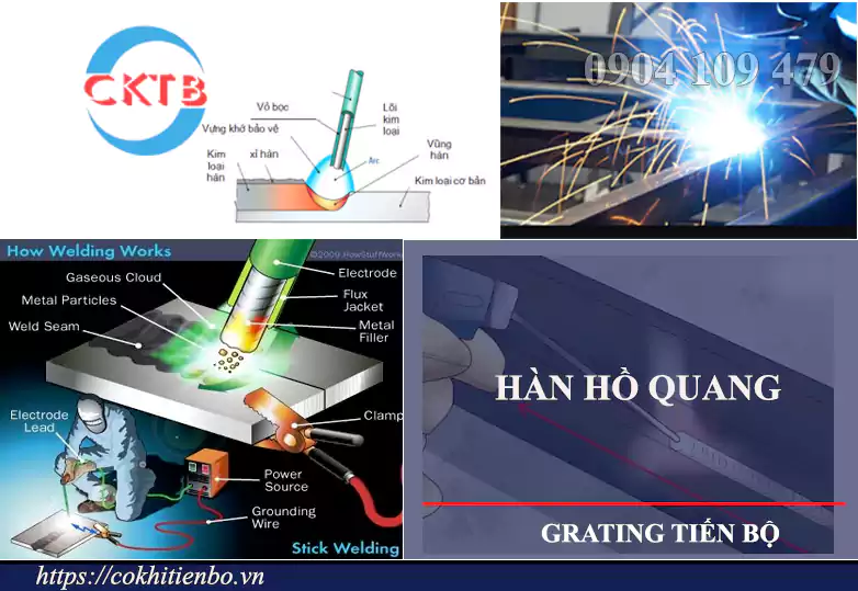 Kỹ thuật hàn que thường sử dụng trong sản xuất tấm sàn grating