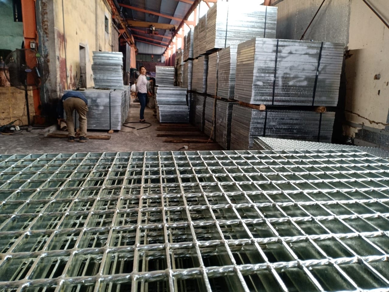 Quy trình lắp đặt sàn thao tác grating